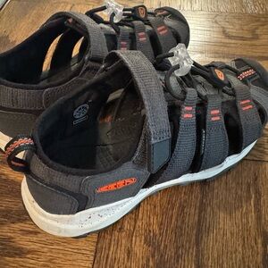 Keen Black and Red Kids Sandals